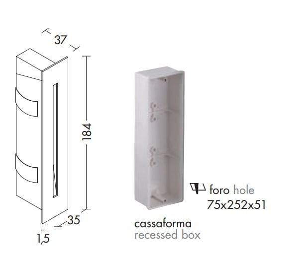 Настенный светодиодный маркер Rossini Illuminazione REQ ARCH-00078442 - Вид №3