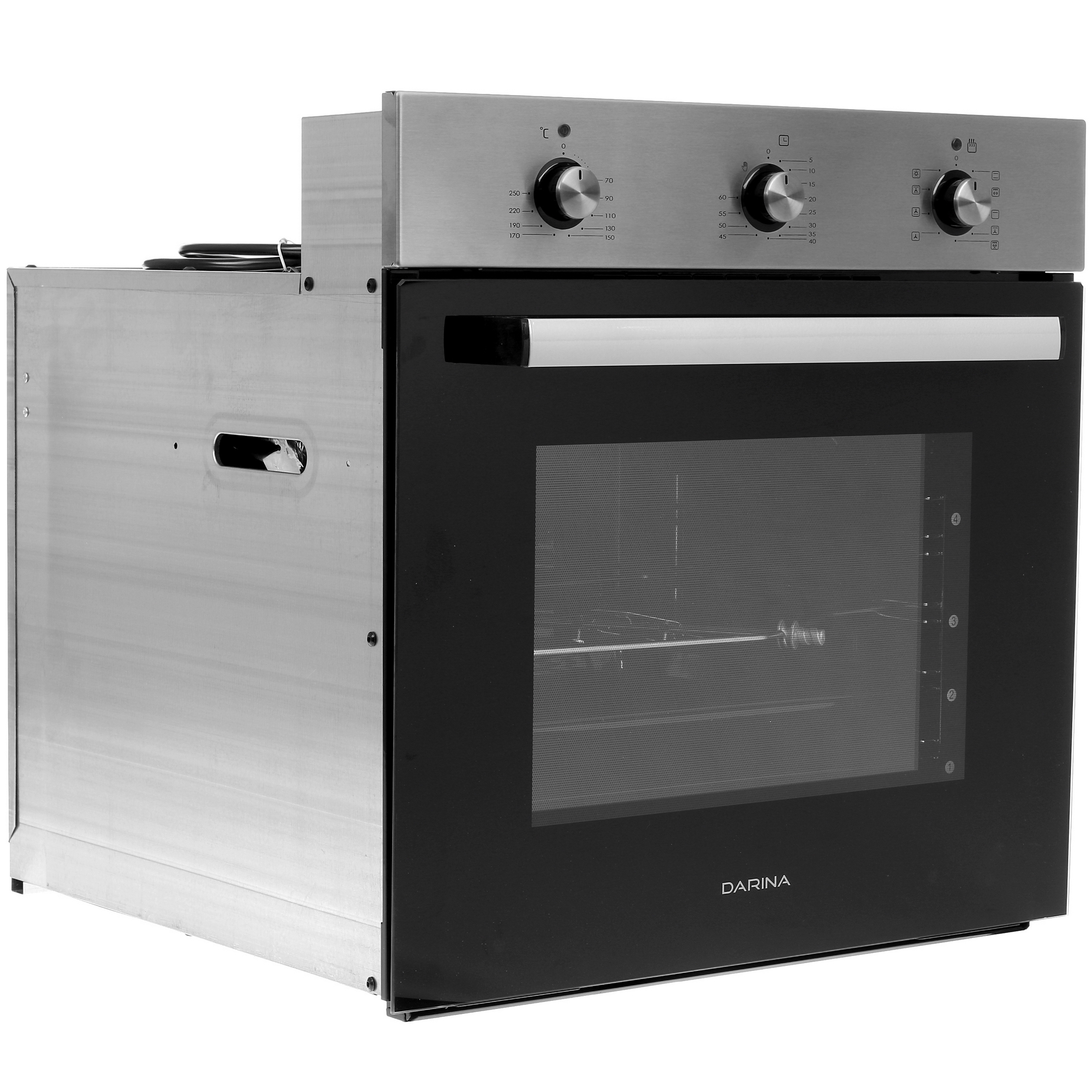 8118214 Электрический духовой шкаф Darina 0U5 BDE 112 705 X серебристый STDN-0062561 - Вид №1