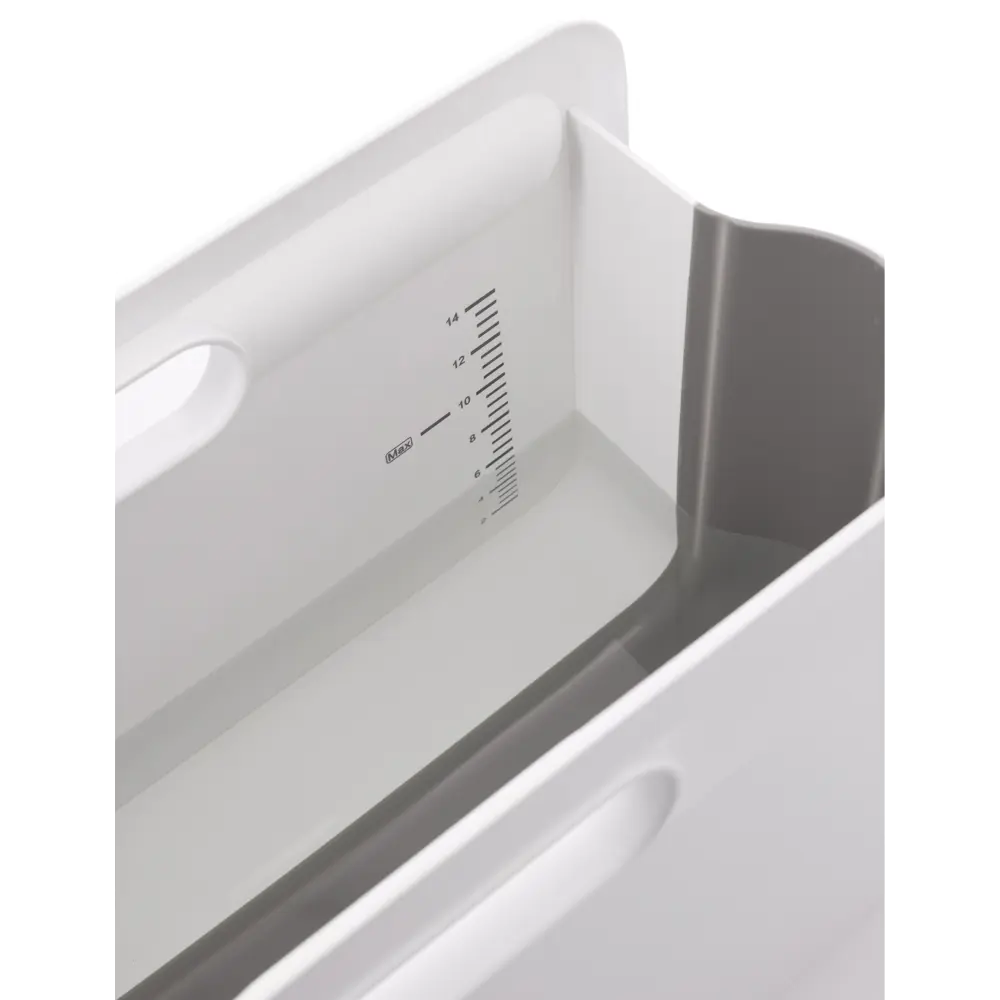 Ведро складное Perfect House Easy Bucket пластик 10 л цвет белый/серый Santreyd STLM-2057254 - Вид №1