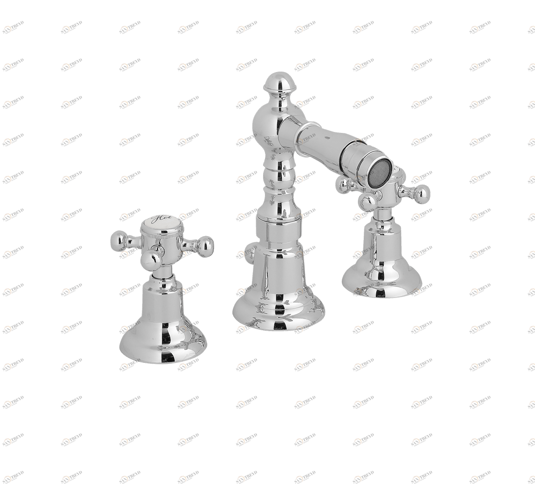 Gentry Home Центр смесителя для раковины до центра два отверстия под смеситель мм Antique Хром GH102403