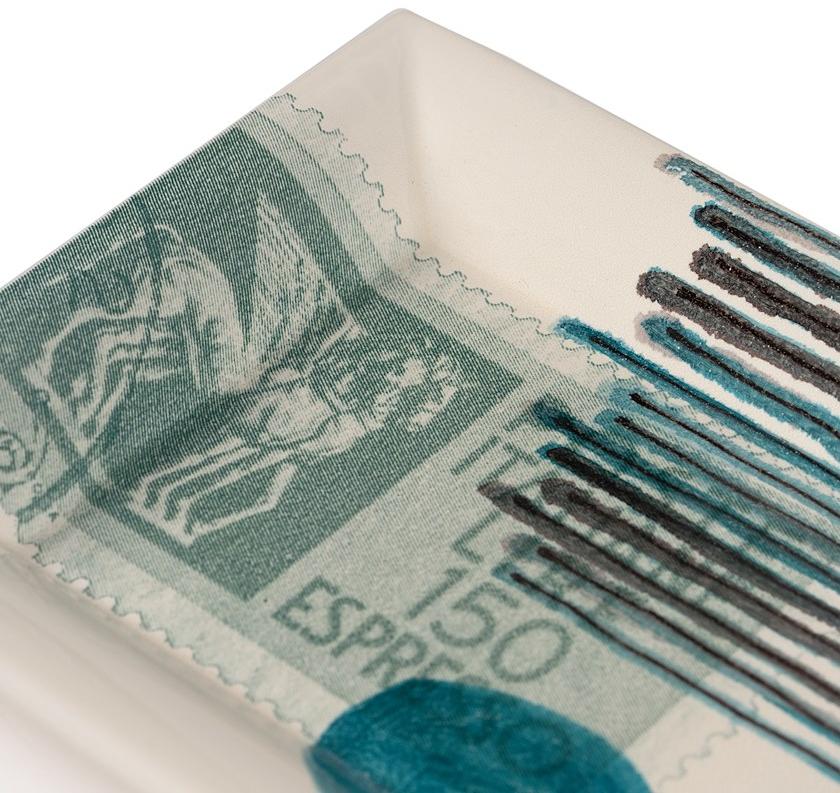 MARIONI Поднос керамический прямоугольный Postcard 01153gg - Вид №3