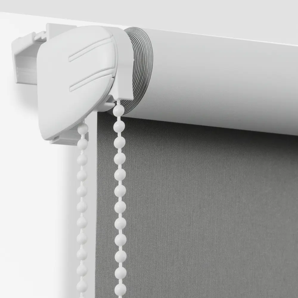 Штора рулонная Inspire Blackout, 80x160 см, цвет серый STLM-2186961 - Вид №1