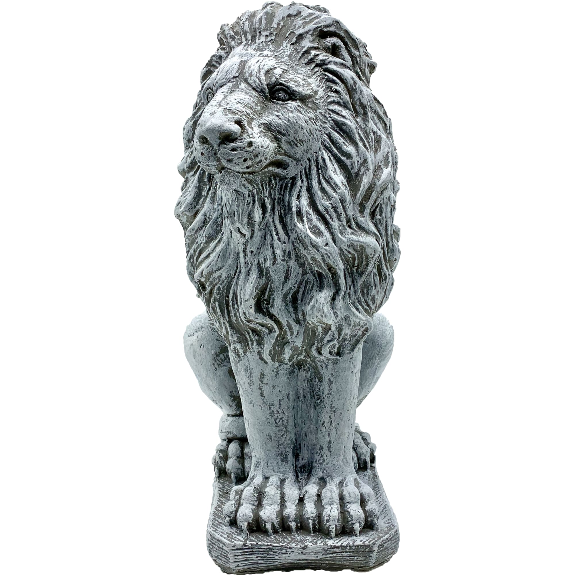 82558143 Садовая фигура «Лев смотрит вправо» высота 52 см Santreyd 