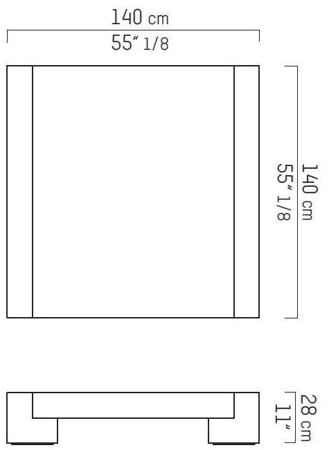 Piet Boon Журнальный столик квадратный  Pbc 03.12/13 Pbc 03.12/13. - Вид №7