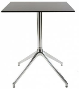 MOBIKA GARDEN Садовый столик квадратный из алюминия с основанием 4 звезды Gustave