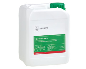 NAD505 Концентрат Quatrodes Forte для очистки и дезинфекции поверхностей, канистра 5 л Merida