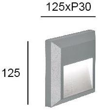 Terzo Light Настенный светодиодный лестница из пластика для улицы Leros sun-id-1413970 - Вид №4