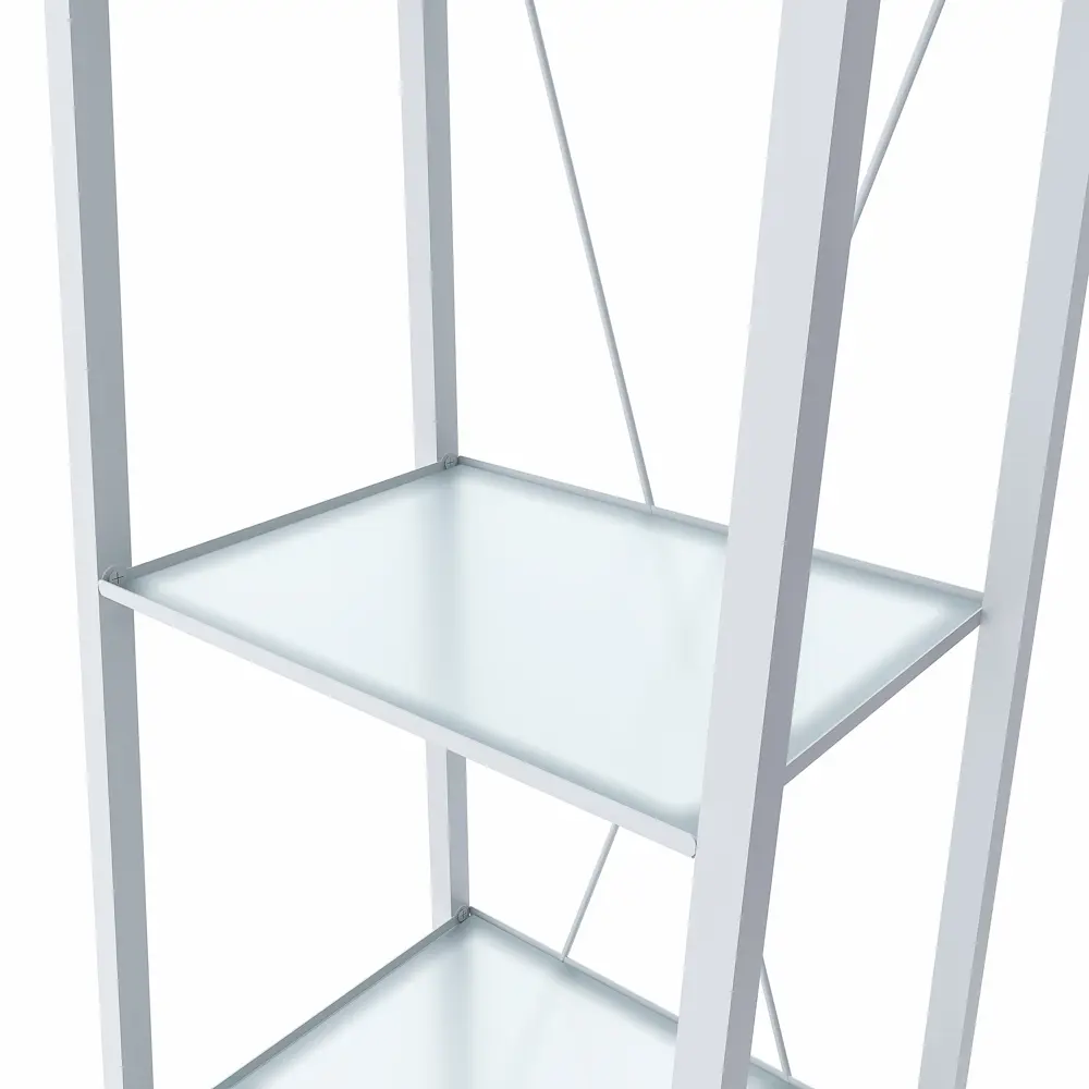 Стеллаж для ванной KONSENSA Бруклин 40x35x170 см цвет белый STLM-2016326 - Вид №3