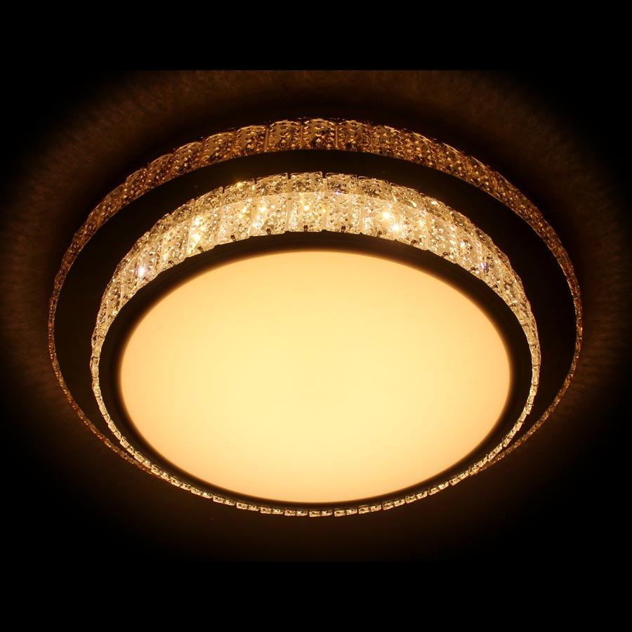Потолочный светодиодный светильник Ambrella light Orbital Crystal F95 CH/CL 72W D600 AMBRELLA LIGHT ORBITAL CRYSTAL 223526 Белый  - Вид №3