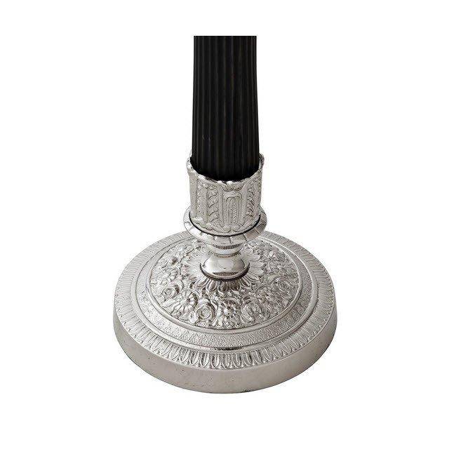 Подсвечник металлический серебристый Emilion от Eichholtz EICHHOLTZ EICHHOLTZ 060298 Серебро  - Вид №4