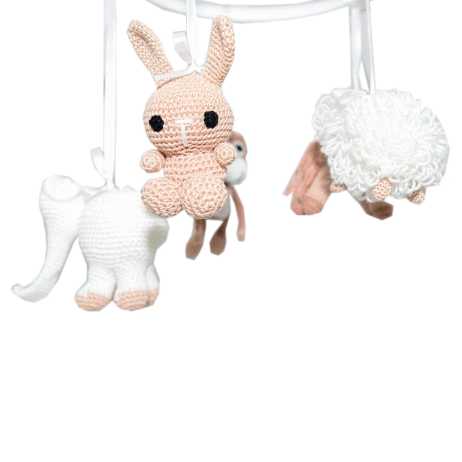 Мобиль на кроватку "Ассорти" бежевый ELLIPSE  351684 Белый;бежевый Santreyd  - Вид №3