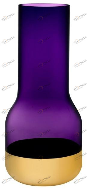 NUDE Хрустальная ваза с золотой основой Contour sun-id-1377149