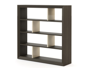 Деревянный книжный шкаф