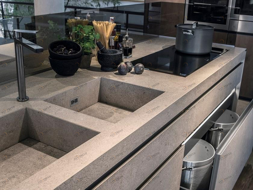 Inalco Кухонная столешница из керамогранита Mdi | itop® sun-id-1374807