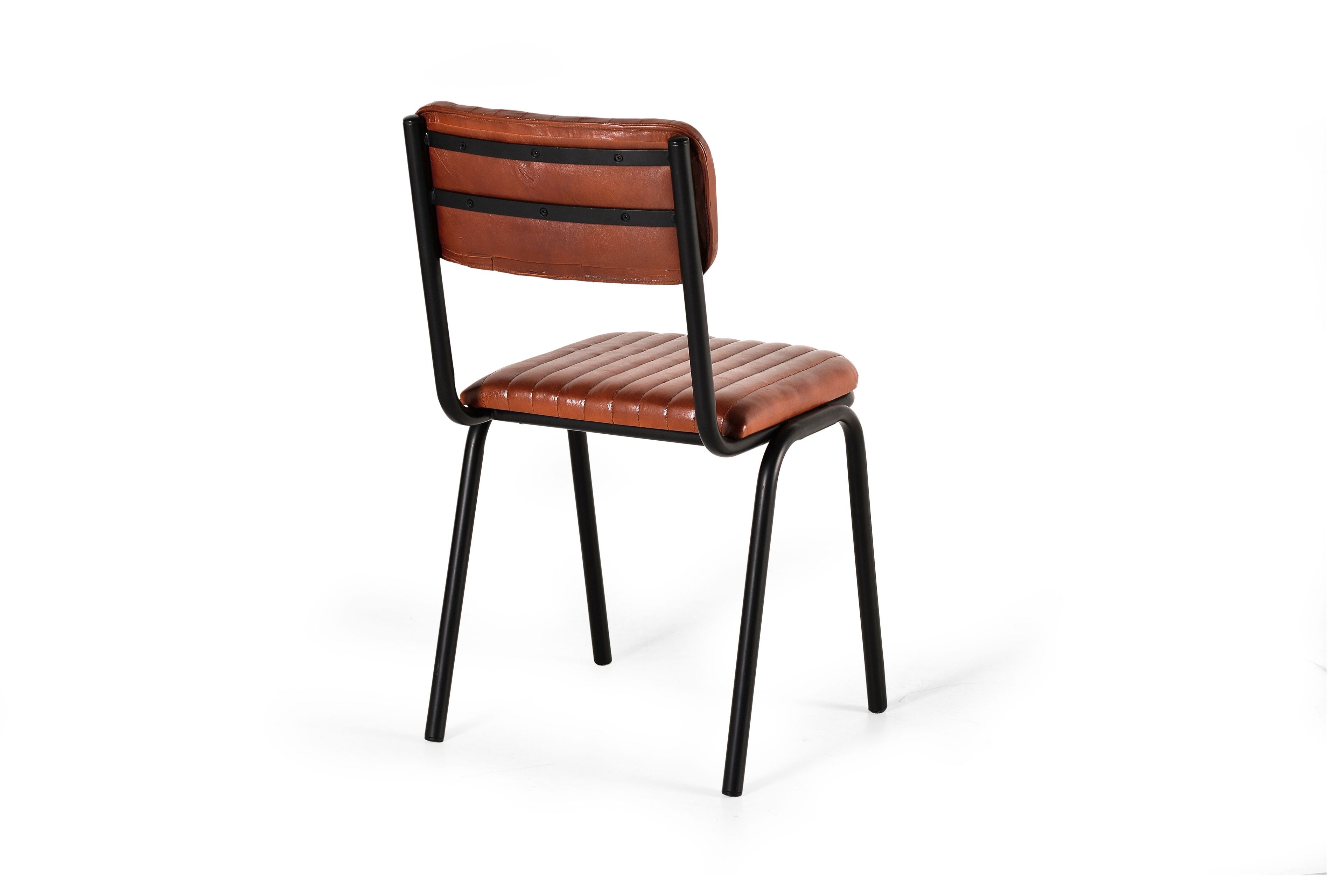 Кожаный мягкий стул Giner y Colomer 1031 ARCH-00012218 - Вид №1