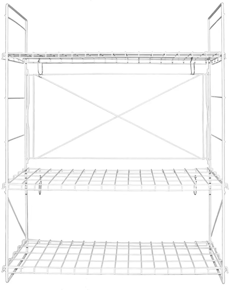 Santreyd — Элегантная металлическая подставка для цветов с полками 86223644