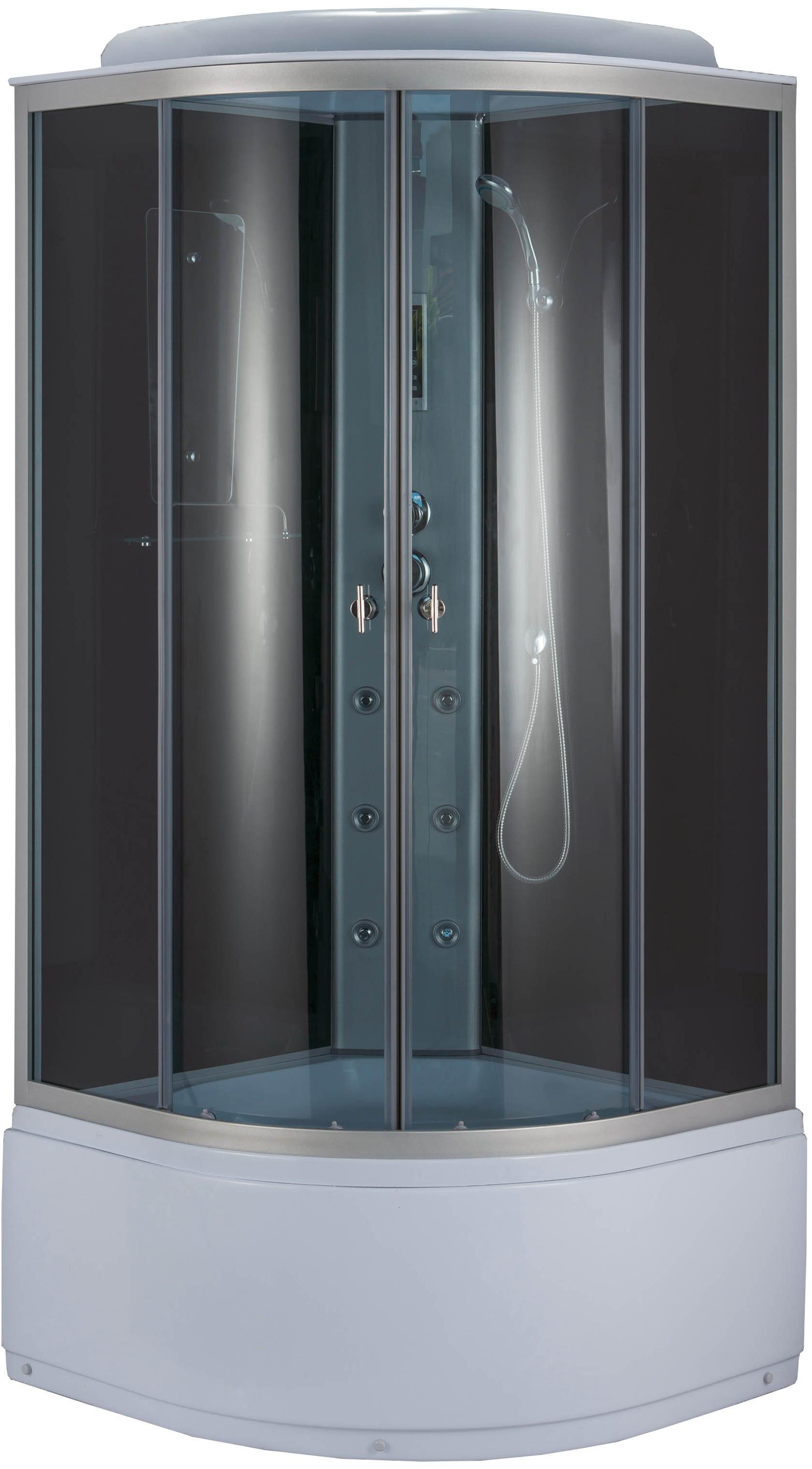 Душевая кабина NG- 3519-14 (1000х1000х2150) высокий поддон(45см) стекло ТОНИРОВАННОЕ Niagara Classic 35191434 - Вид №1