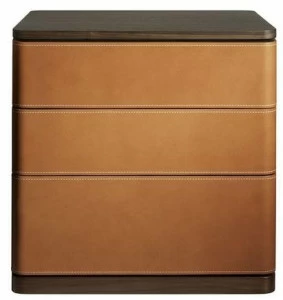 Poltrona Frau Тумбочка кожаная La notte - letti