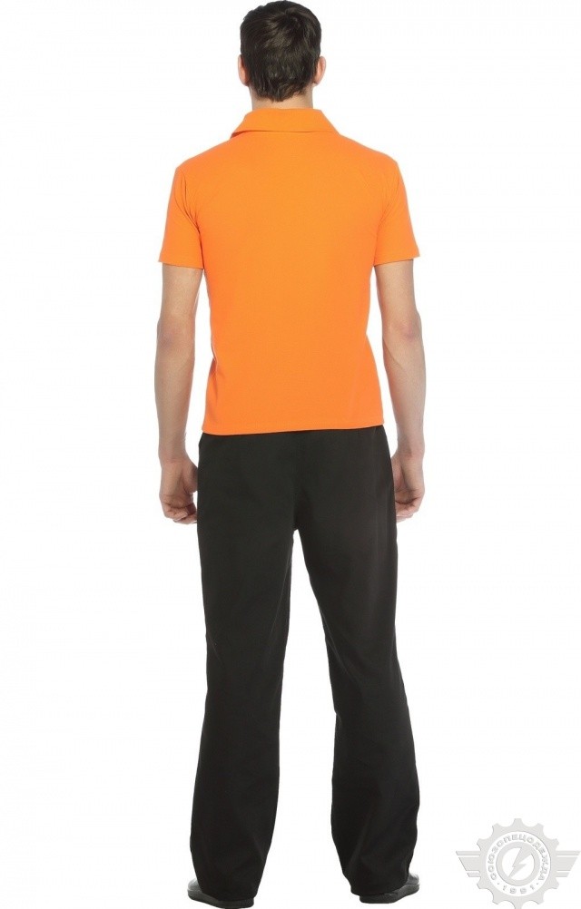 4958031 Тенниска-поло оранжевая  Одежда для салонов красоты  размер 4XL (58) Спецодежда  - Вид №8
