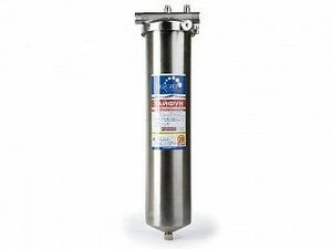 Корпус фильтра Тайфун 20BB х1" нерж. сталь для хол. и горячей воды со сливом