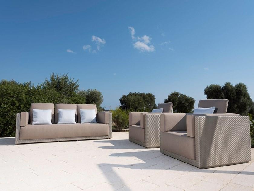 Braid Садовый диван из полиэтиленового волокна Zoe 101.002/101.003 - Вид №1