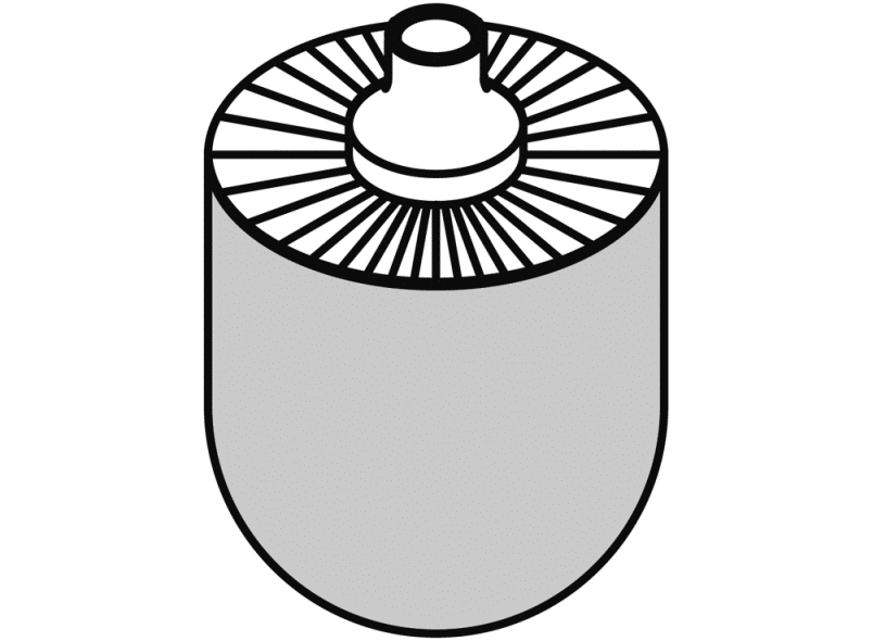 921038 головка щетки HEWI System 111 | Polyamid  - Вид №1