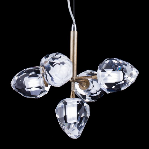 Подвесной светильник On the Rocks 5 от Delight Collection P68038M-5 DELIGHT COLLECTION ДИЗАЙНЕРСКИЕ 243796 Золотой  - Вид №1