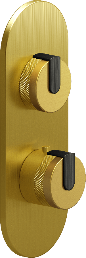 E-8026-R1BAUE0-L1BOX-BB-T Планка M-Series с 2 ручками - Внешняя часть GRAFF MOD+