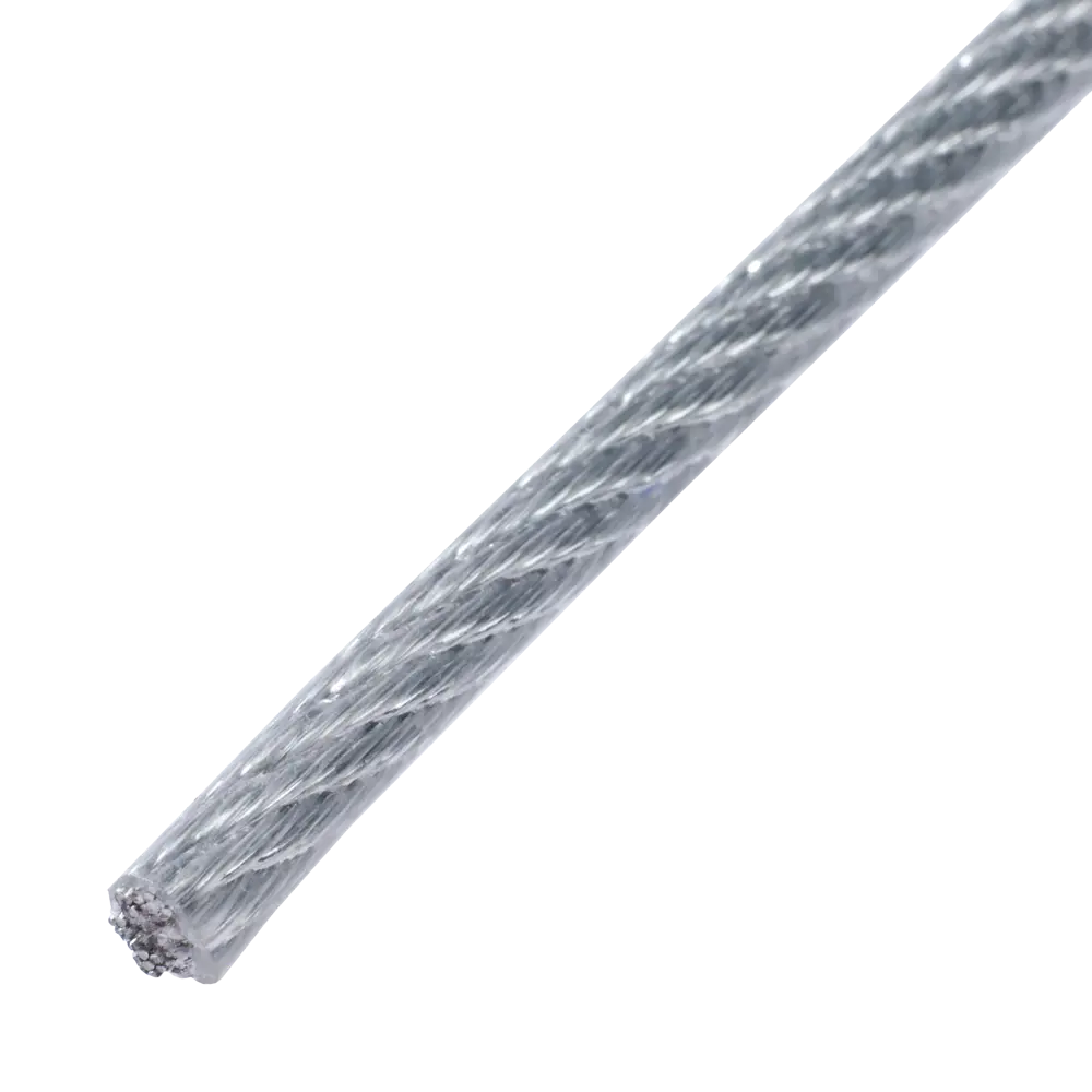 Трос стальной в ПВХ DIN 3055 3 мм на отрез Santreyd STLM-2048791