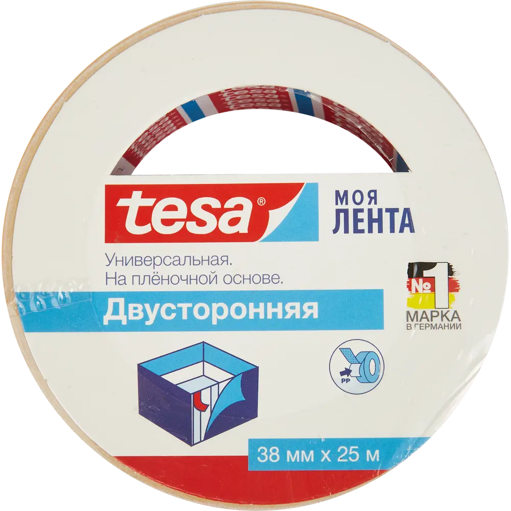 Лента пленочная двусторонняя Tesa 38 мм х 25 м 85308533 STLM-2074255  - Вид №1