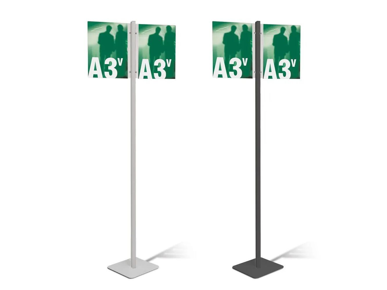 Алюминиевая двухсторонняя напольная витрина для брошюр STUDIO T InUno ARCH-00029206 - Вид №9