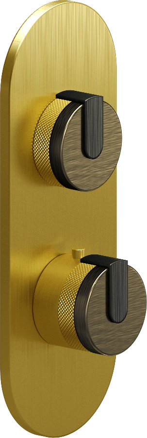 E-8026-R1VBBE0-L1BOX-BB-T Планка M-Series с 2 ручками - Внешняя часть GRAFF MOD+
