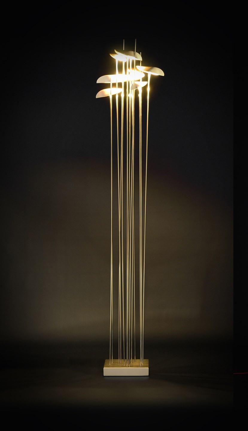 Paolo Castelli Светодиодный торшер из латуни Anodine Ill.anod.100  - Вид №8