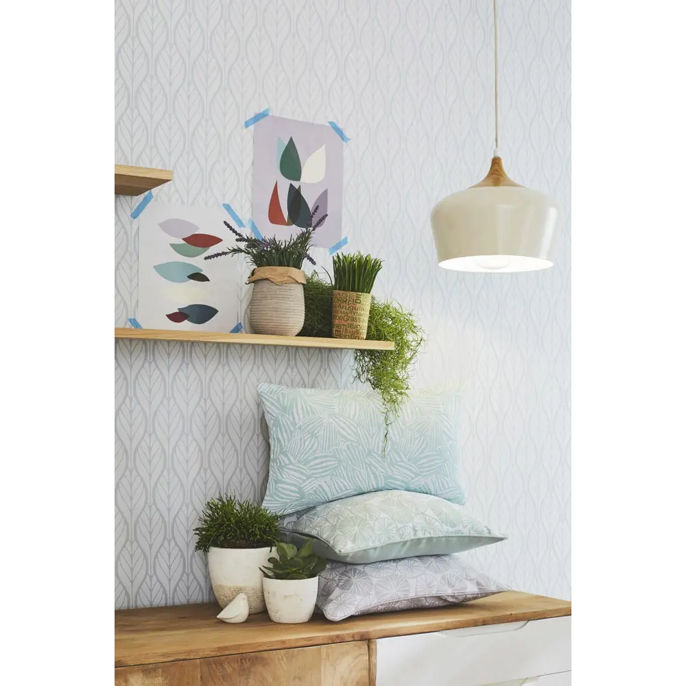 Светильник подвесной KREAFORTA Omolon цвет белый STLM-2052755 - Вид №6