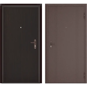 Дверь входная металлическая Ламистайл, 880 мм, правая, цвет венге