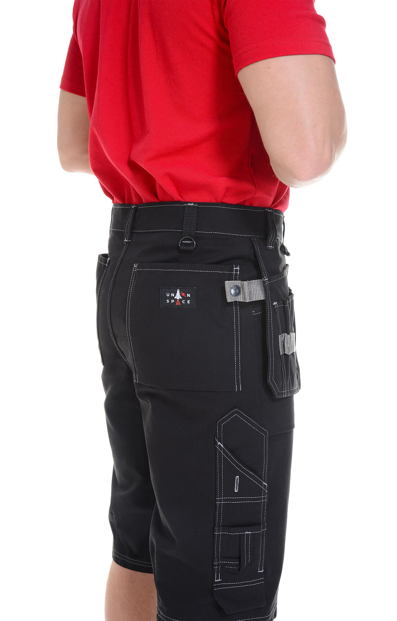 62881 Шорты  черные Union Space  Летняя спецодежда  размер 48-50/182-188  - Вид №9