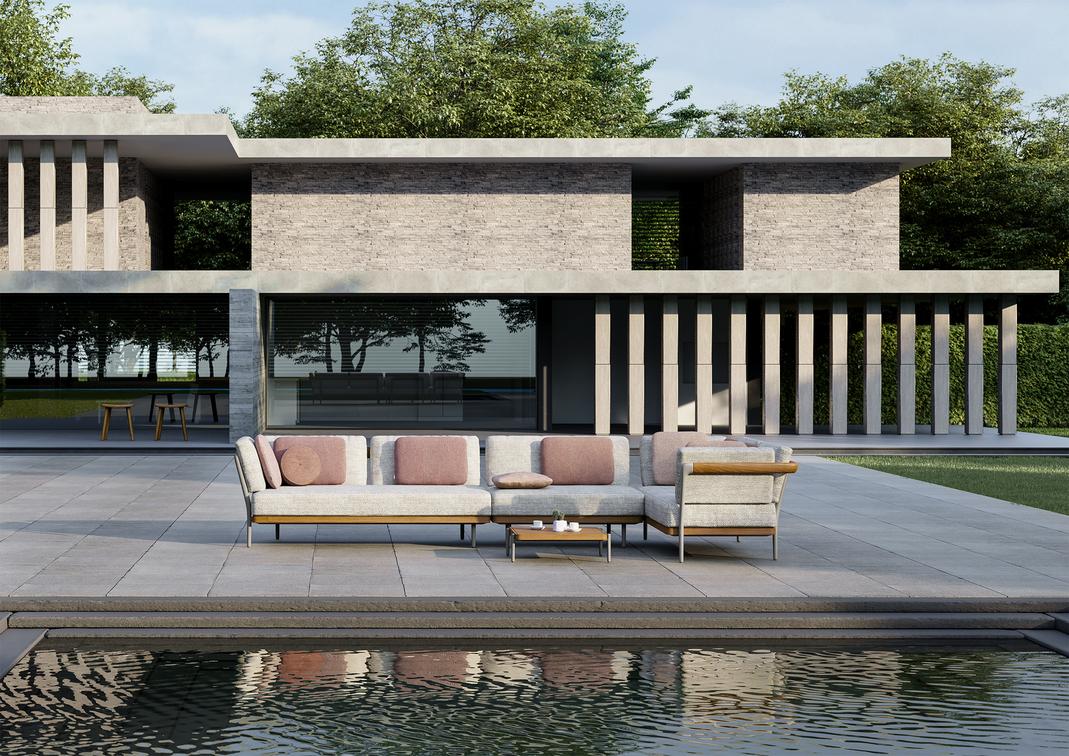 MNST279 Concept 2 teak nero черный Manutti Flex - Вид №4