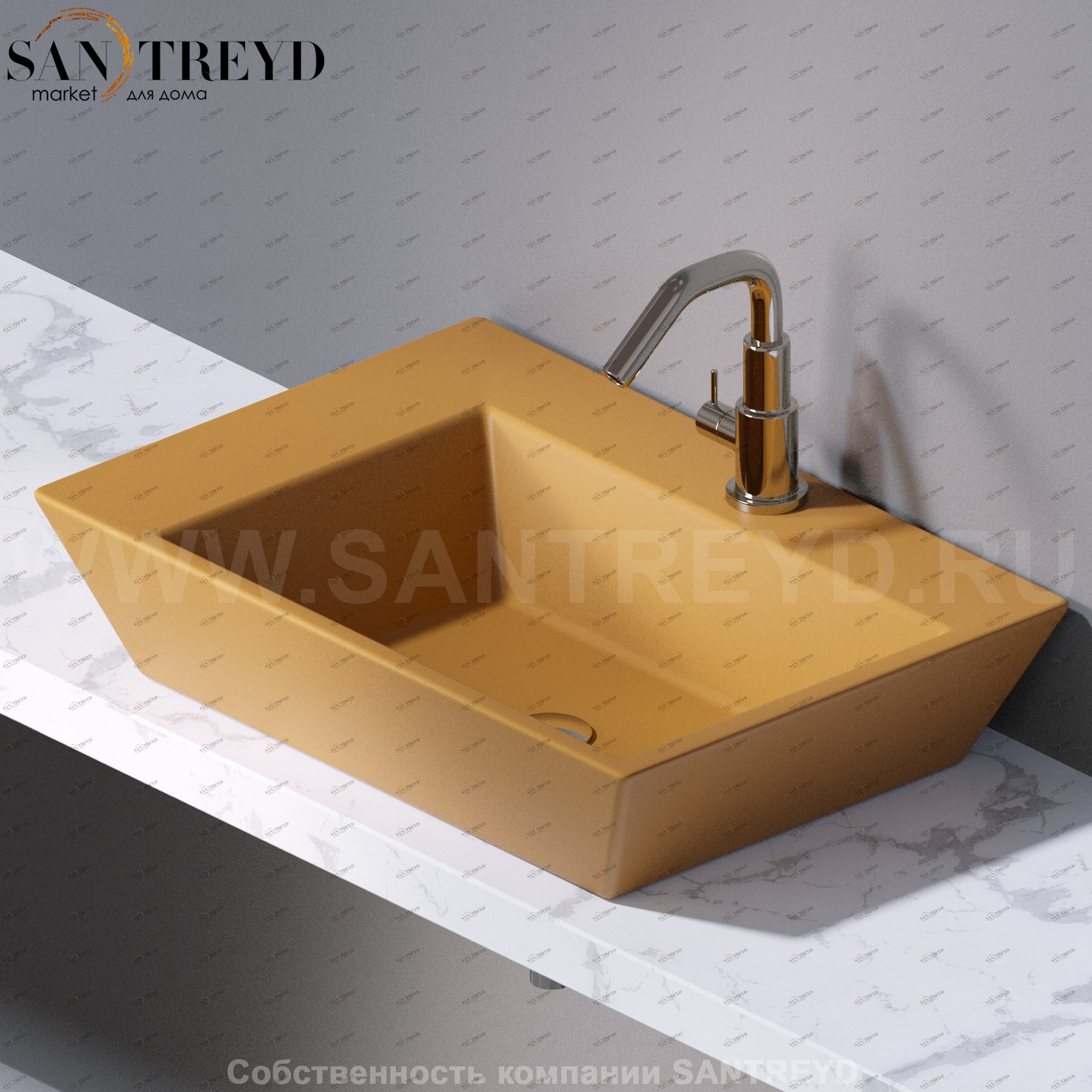 L291133 Подвесная раковина настенная прямоугольная A. e T. Italia PRISMA AeT ITALIA