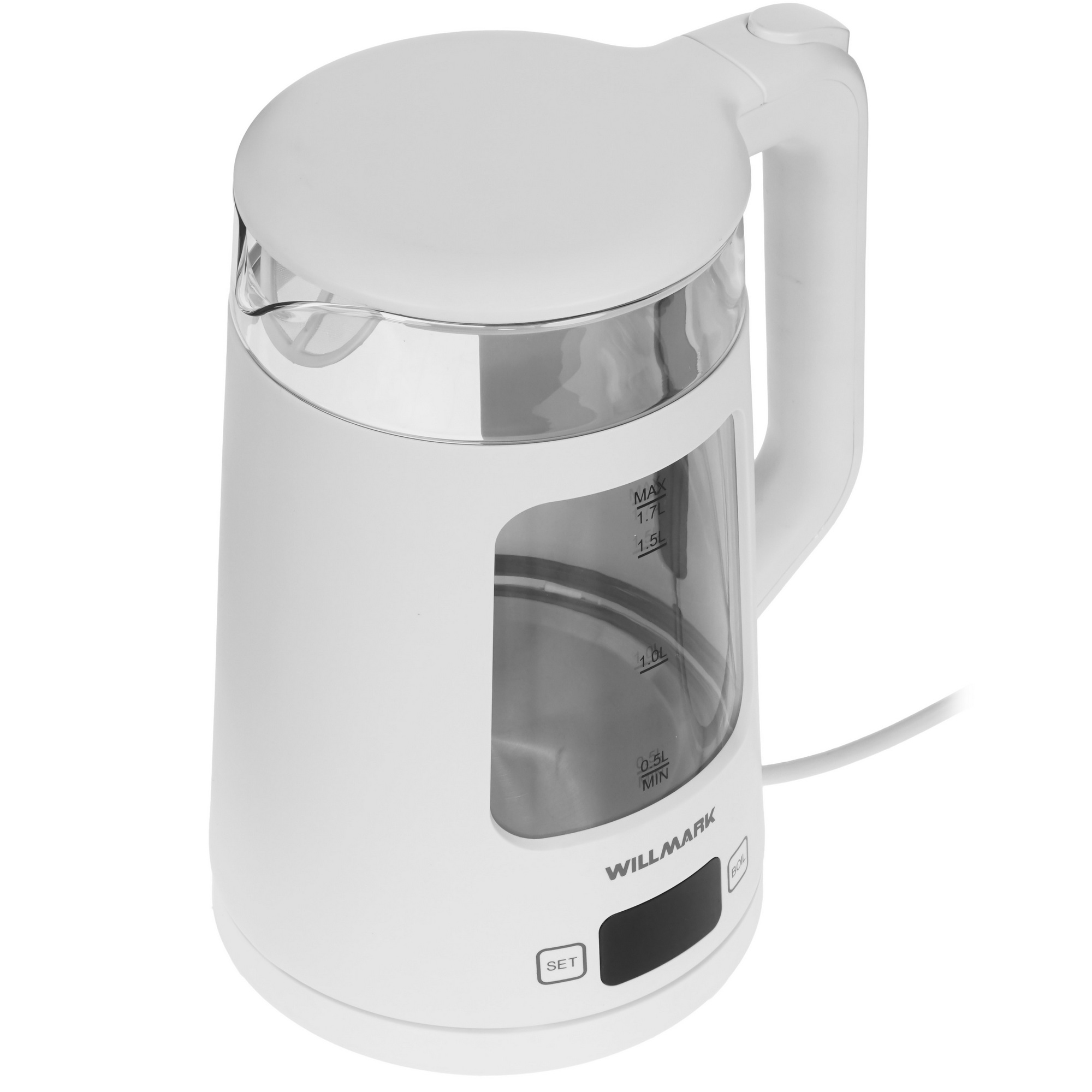 9269577 Электрочайник WILLMARK WEK-1720DW белый STDN-0061063 - Вид №3