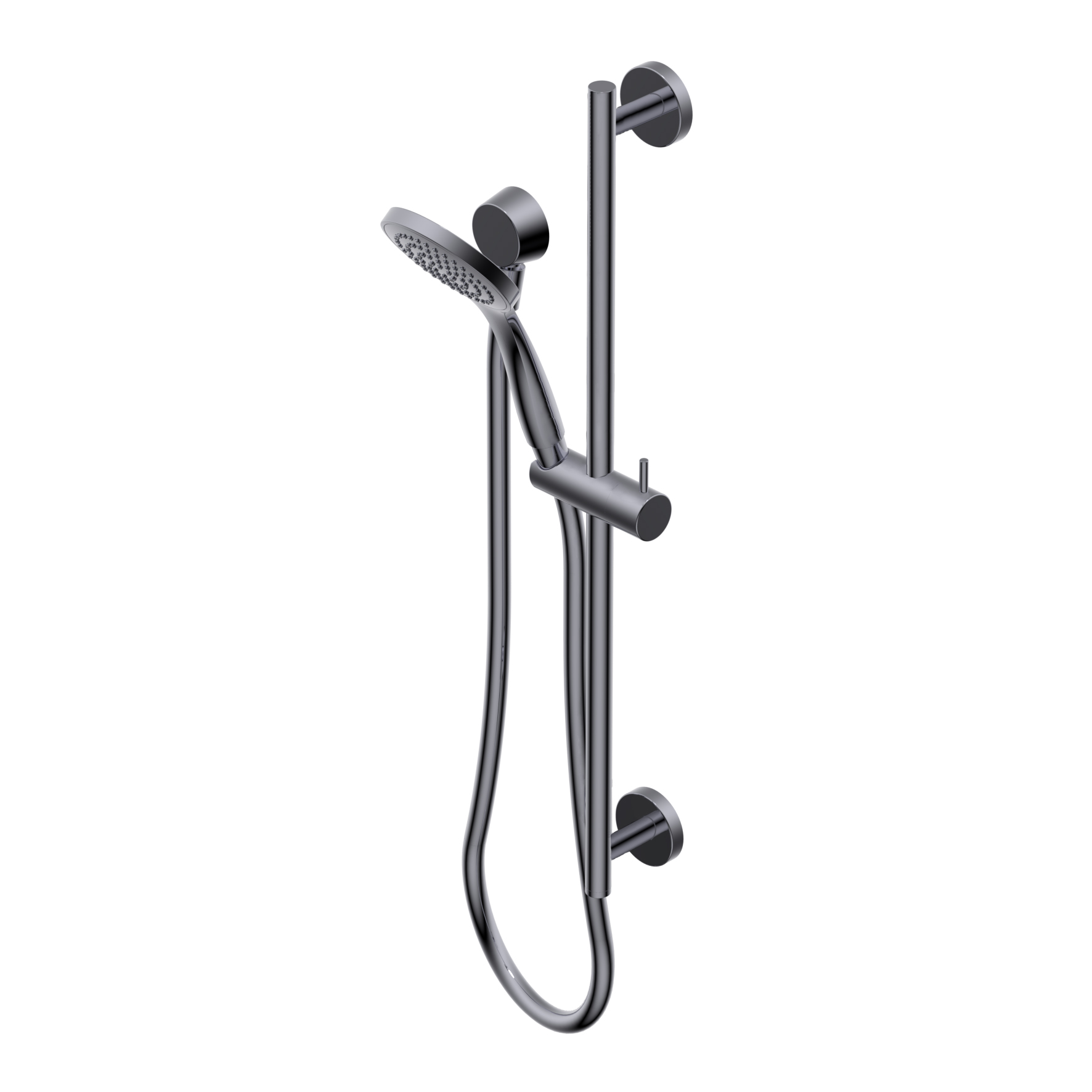 74W003 Направляющая с ручным душем, гибким шлангом 1500 мм и подключением к воде Ritmonio Shower kits 