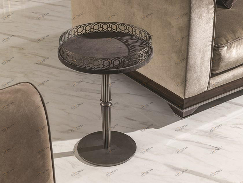 Longhi Кожаный журнальный столик с подносом Loveluxe 2015 – regency collection Y 730