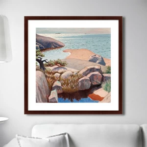 Картина: GLIMMERING WATER, 1923 КАРТИНЫ В КВАРТИРУ  264133 Разноцветный