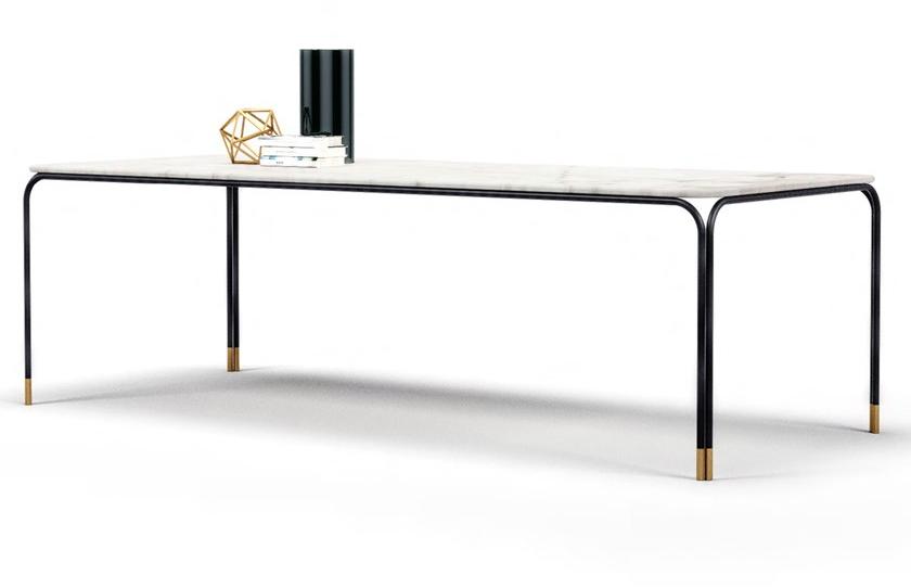 Aston Martin Прямоугольный обеденный стол из каррарского мрамора sun-id-1386082 - Вид №1