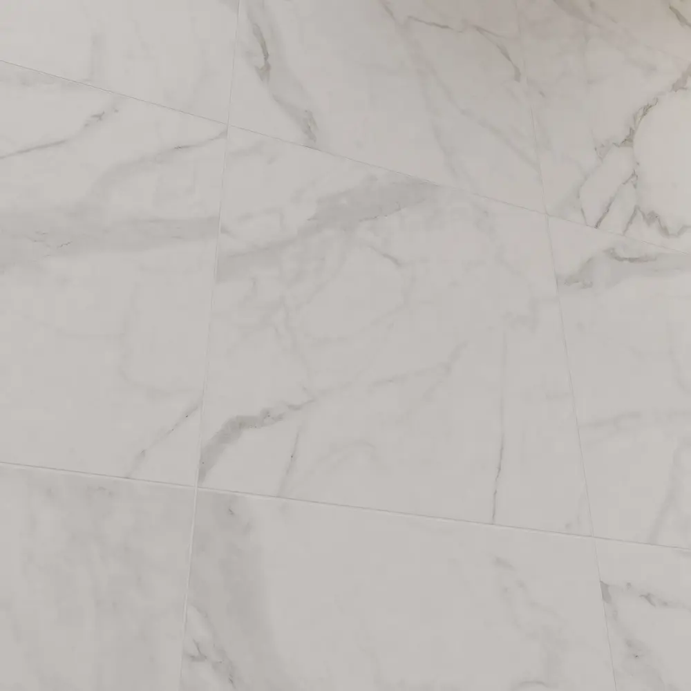 Глазурованный керамогранит Керамин Эдел 40x40 см 2.08 м² матовый цвет белый STLM-2003576 - Вид №2