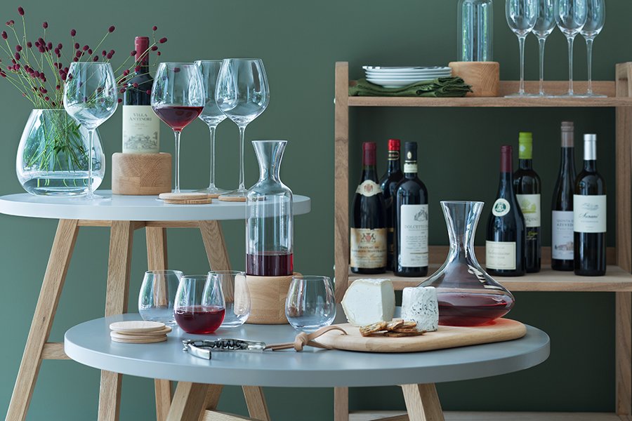 Набор из 4 бокалов для красного вина с подставками 750 мл Wine LSA INTERNATIONAL WINE 00-3863083 Прозрачный  - Вид №10