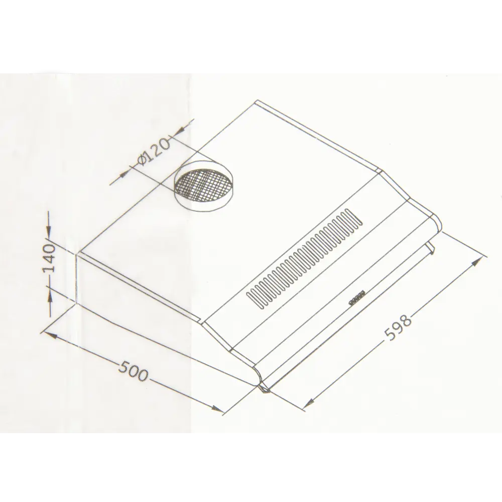 Вытяжка ORE Grong 60, 60 см, цвет чёрный STLM-2017322 - Вид №7