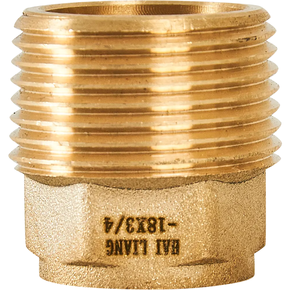 Муфта переходная Hailiang ø3/4"x18 мм наружная резьба медь STLM-2152524 - Вид №1