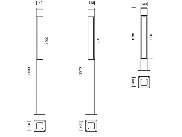 Световой столб Platek Tetra ARCH-00042279 - Вид №10