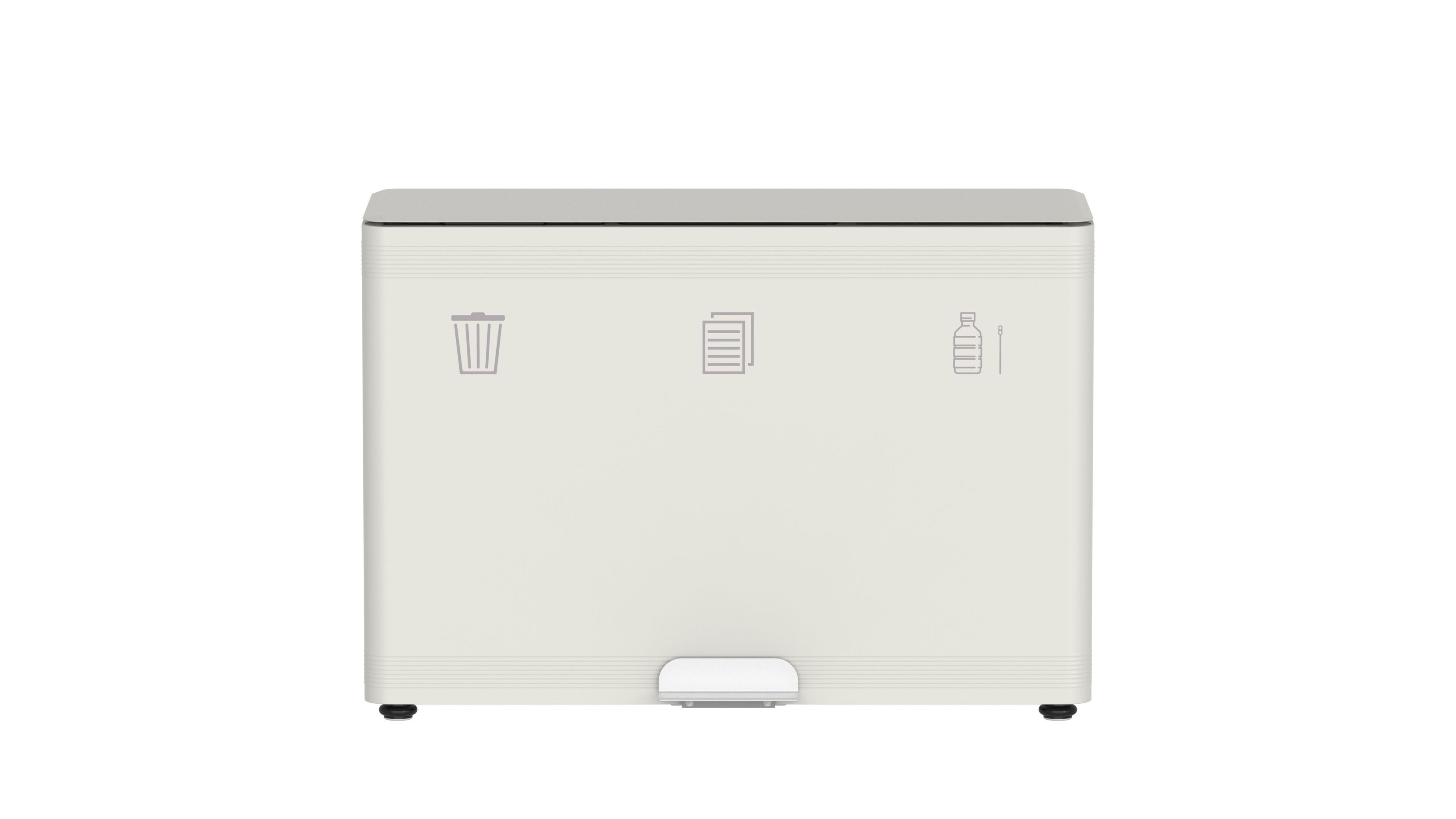 Стальная стойка для мусора с порошковым покрытием с крышкой FUNCTIONALS DITCH ARCH-00011679 - Вид №11