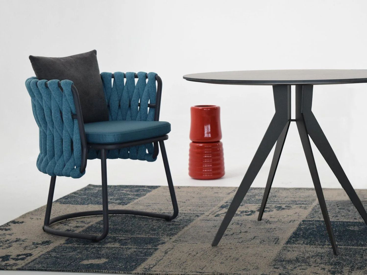 Тканевый садовый стул с подлокотниками ABLE Челси ARCH-00102557 - Вид №12